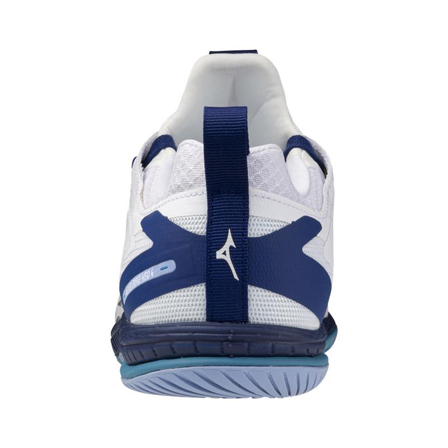 Mizuno WAVE DRIVE NEO 4 White/Bellwether Blue/Fjord Blue